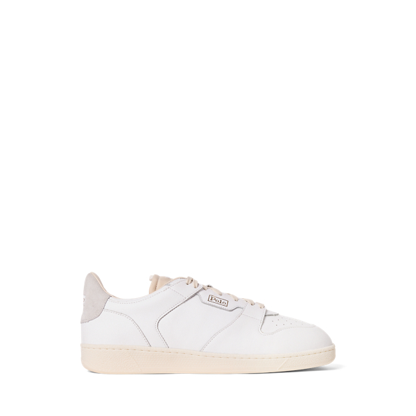 White Court Low Leather Sneaker Polo Ralph Lauren 1