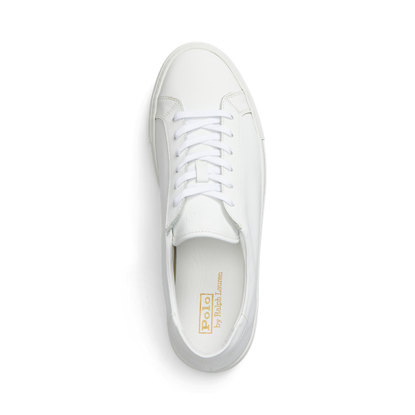 Polo ralph lauren white sneakers womens on sale