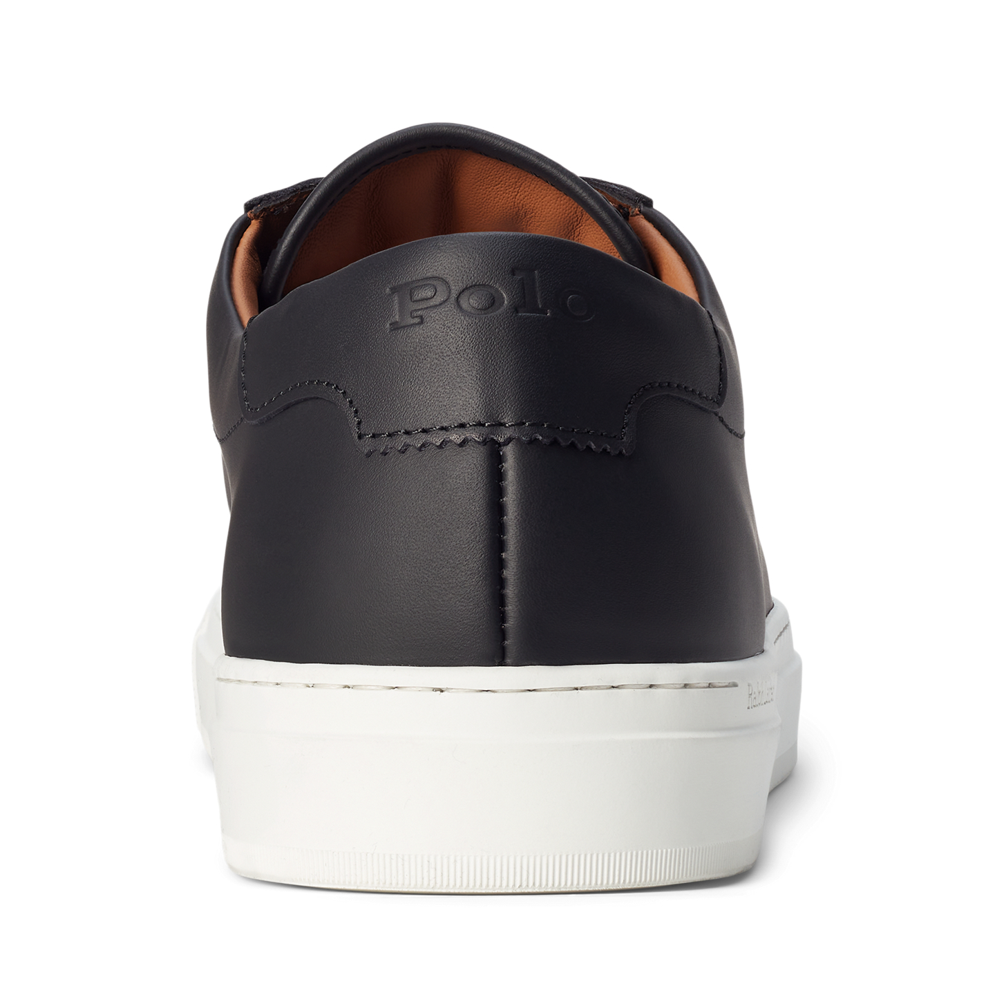 Мужские кроссовки Ralph Lauren Jermain Leather, цвет: Чёрный — фото 2