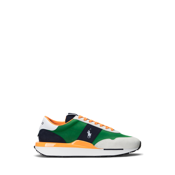 Train 89 Suede-Panelled Trainer Polo Sport 1
