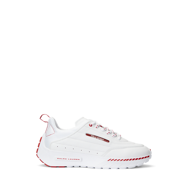 White/rl 2000 Red PS250 Leather-Paneled Sneaker Polo Ralph Lauren 1