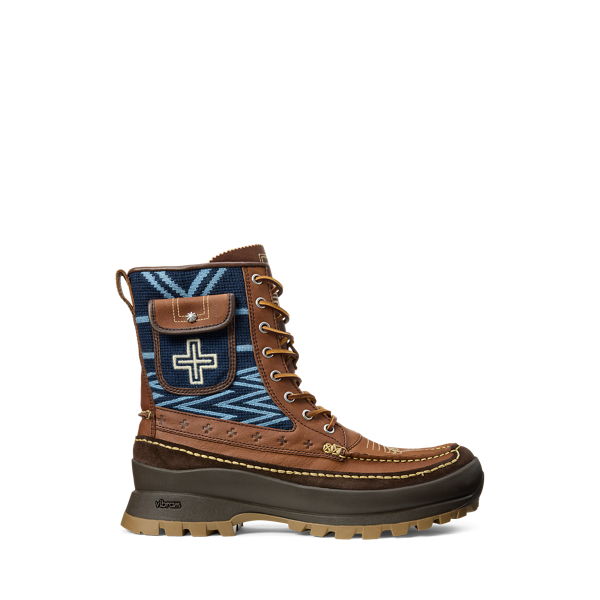 Blue polo boots for men online