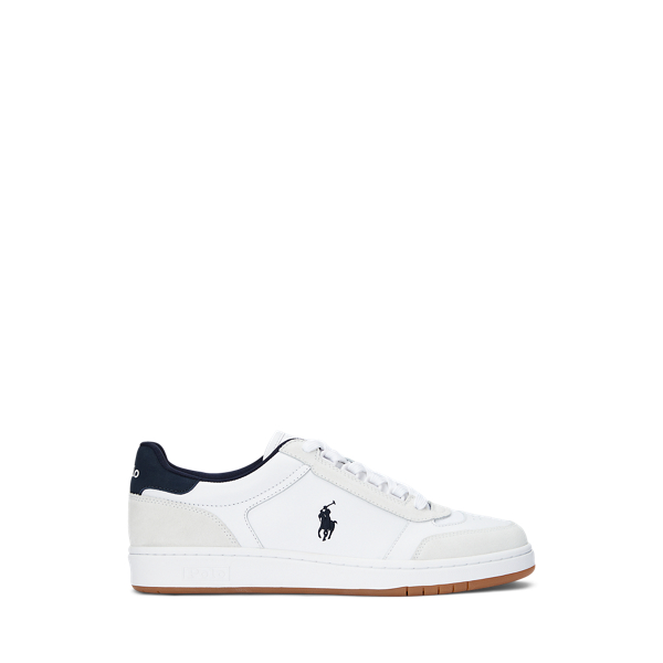 Court Sport Leather-Suede Trainer Polo Sport 1