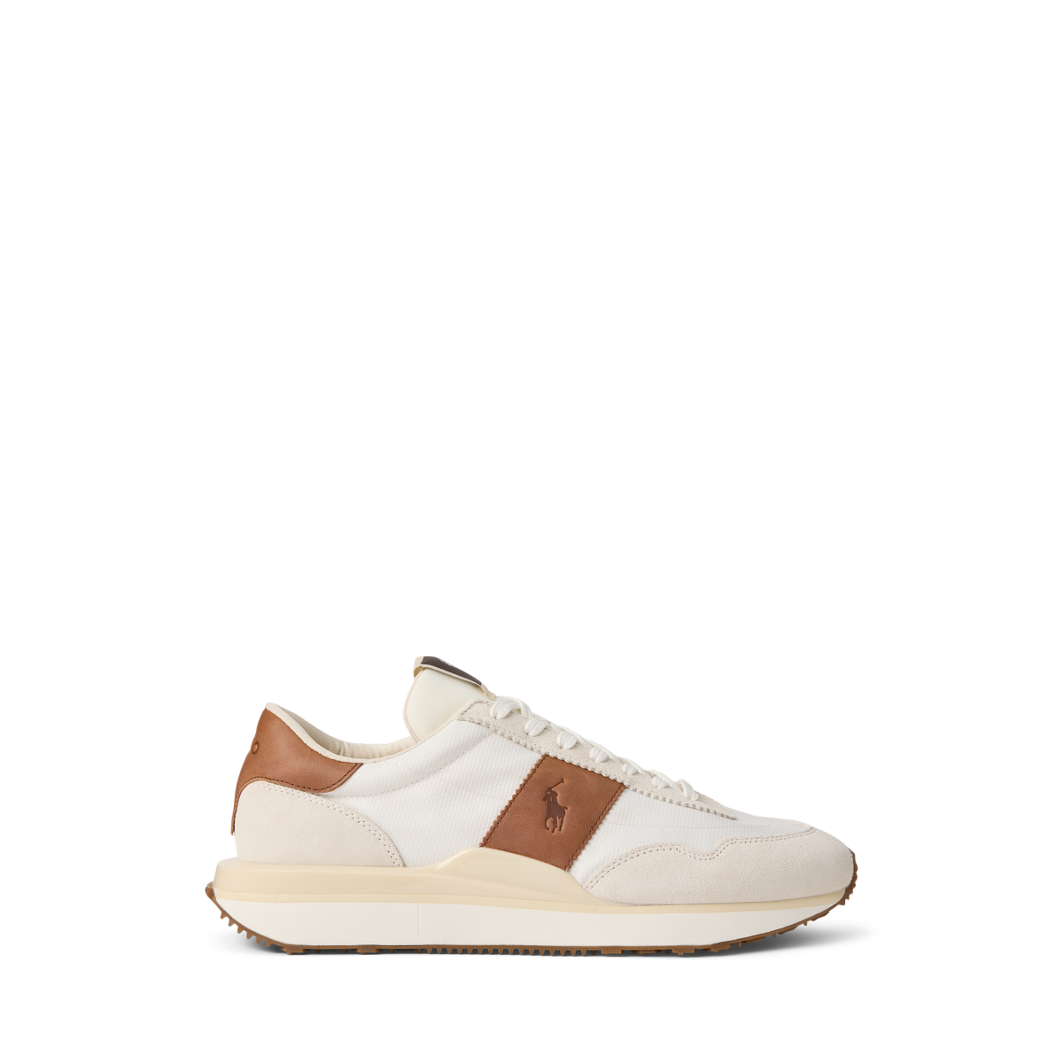 スニーカー Polo Ralph Lauren Men's Train 89 Logo Suede & Oxford Sneaker Train 89 Suede & Oxford Sneaker