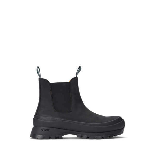 Black Logan Leather Chelsea Boot Polo Ralph Lauren 1