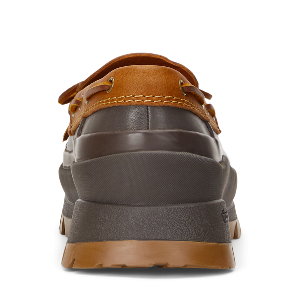Tan/Brown Logan Lug-Sole Leather Duck Shoe Polo Ralph Lauren 3