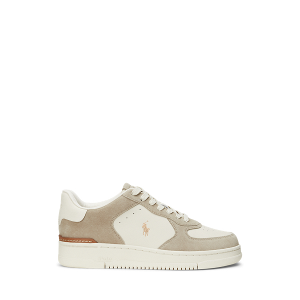 Mens ralph lauren trainers white hotsell