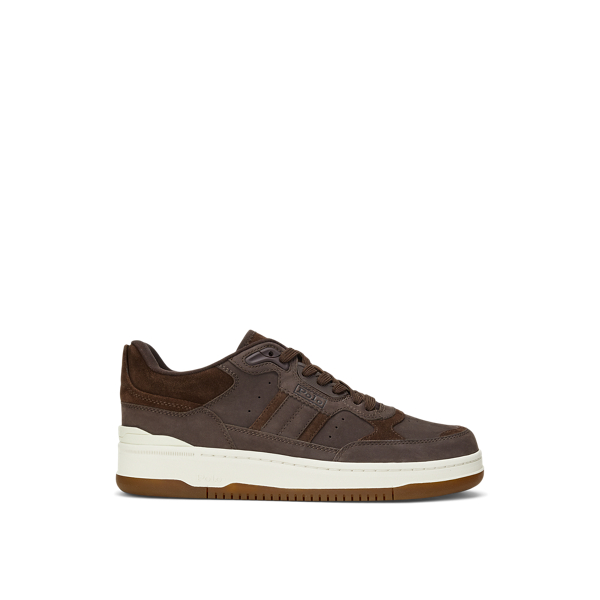 Dark Brown/Black Masters Sport Suede-Nubuck Sneaker Polo Ralph Lauren 1