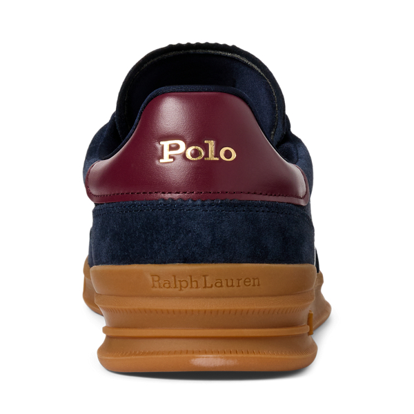 Sneaker Heritage Aera aus Wildleder Polo Ralph Lauren in Navy/Wein/Wald 3