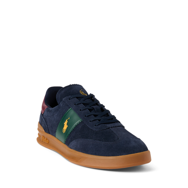 Sneaker Heritage Aera aus Wildleder Polo Ralph Lauren in Navy/Wein/Wald 5