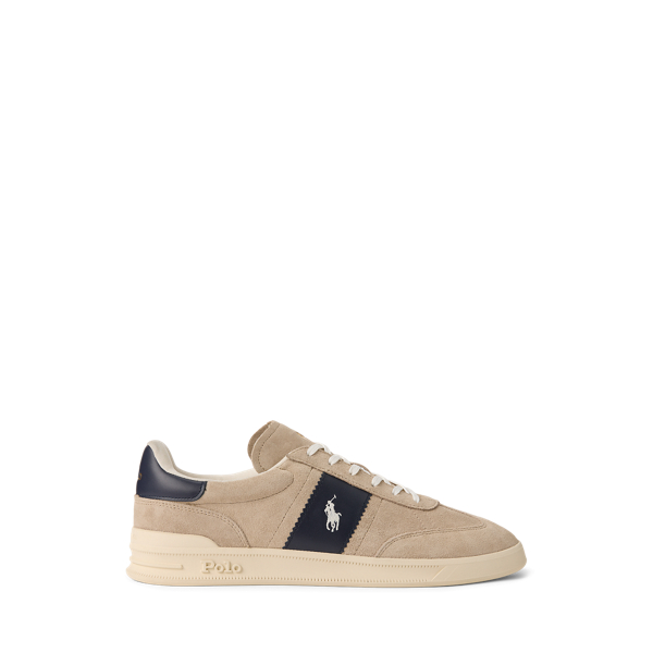 Ralph lauren suede trainers hotsell