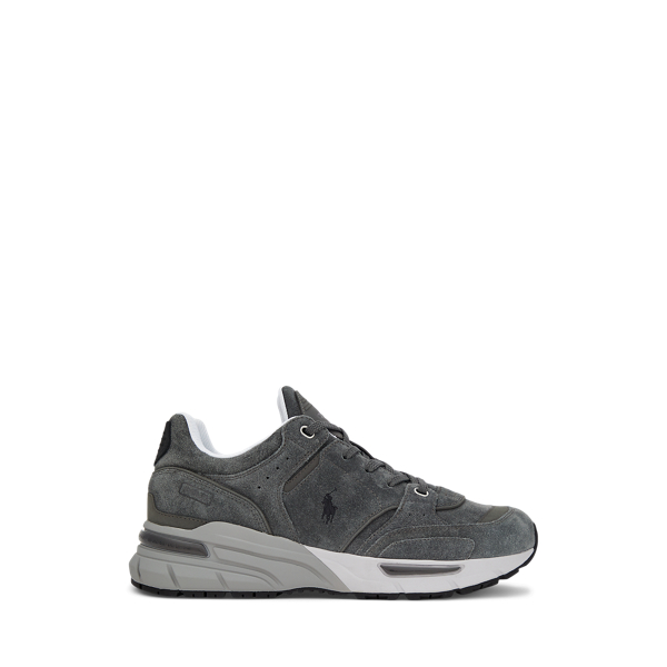 Grey/Black Sneaker Trackster 250 camoscio e nabuk Polo Sport 1