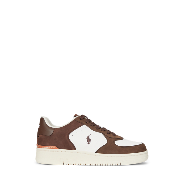 Ralph lauren leather trainers online