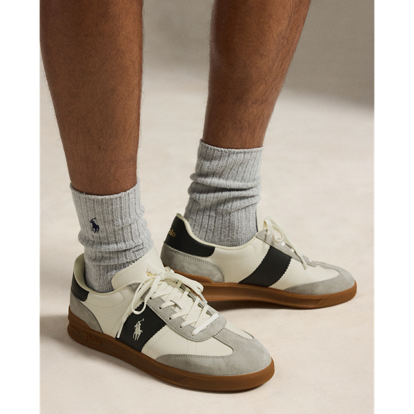 Heritage Aera Leather-Suede Sneaker