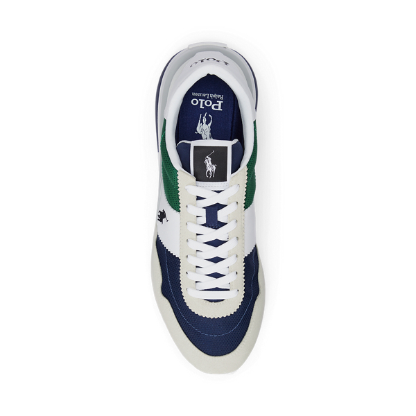 Train 89 Suede and Oxford Trainer for Men | Ralph Lauren® BR