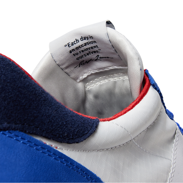 Royal / Red / White Train 89 Nubuck and Oxford Trainer Polo Sport 5