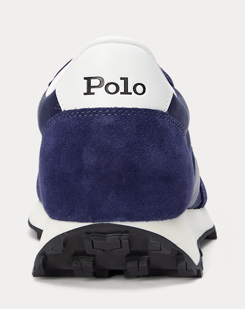 PRL Trail 125 Suede-Panelled Trainer for Men | Ralph Lauren® GY PRL Trail 125 Suede-Panelled Trainer for Men | Ralph Lauren® GY