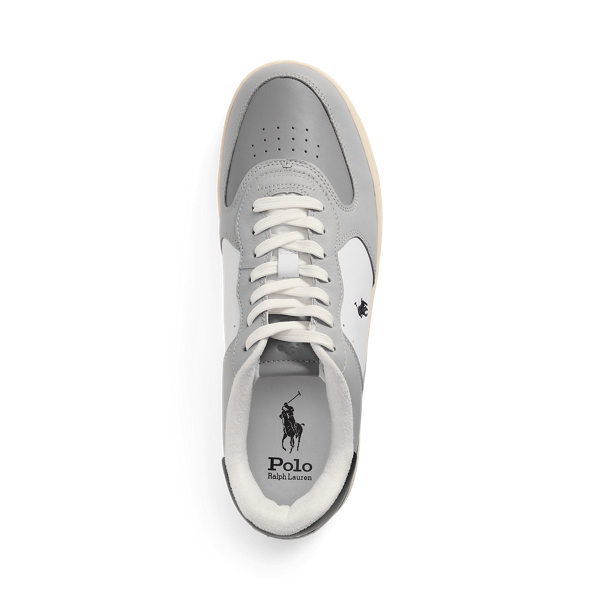 POLO RALPH LAUREN マスターズコートレザートレーナー Masters Court Leather Trainer for Men | Ralph Lauren® GI