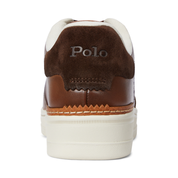 Masters Court Burnished Leather Sneaker
