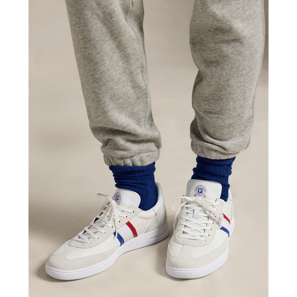Bedford Suede-Paneled Sneaker