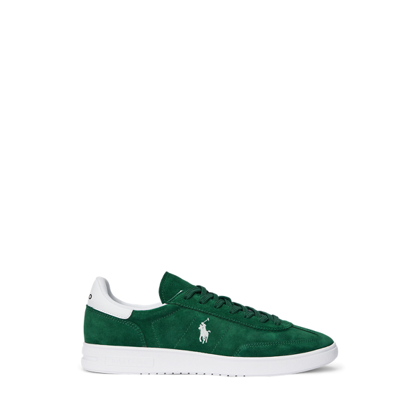Green/White Sneaker Bedford aus Wildleder Polo Sport 1
