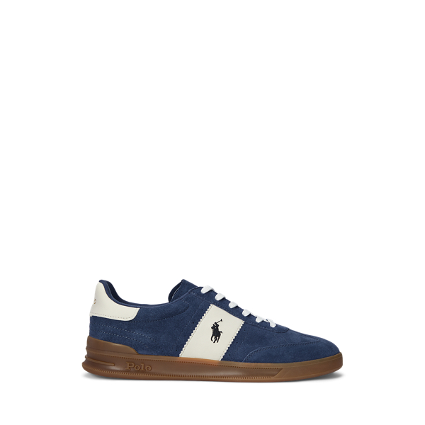 Light Navy/Cream Sneaker Heritage Aera aus Wildleder Polo Sport 1