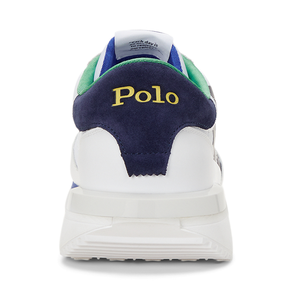 スニーカー Polo Ralph Lauren Train 89 Logo Leather & Oxford Sneaker Polo Ralph Lauren Men's Train 89 Logo Leather & Oxford