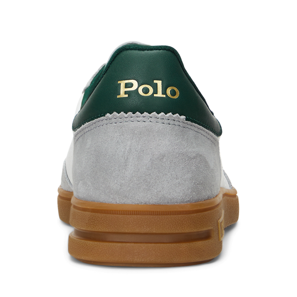 Sneaker Bedford aus Leder und Wildleder Polo Sport in Sanftes Grau/Wald 3