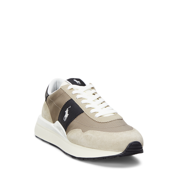 Wildleder-Oxford-Sneaker Train 89 Polo Sport in Ton-in-Ton – Milchshake 2