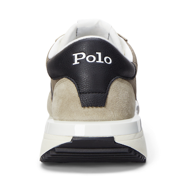 Wildleder-Oxford-Sneaker Train 89 Polo Sport in Ton-in-Ton – Milchshake 3