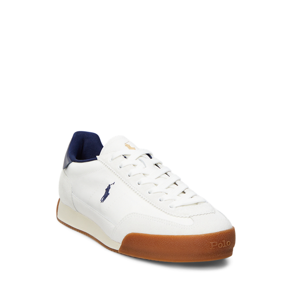 Wildleder-Segeltuch-Sneaker Hester