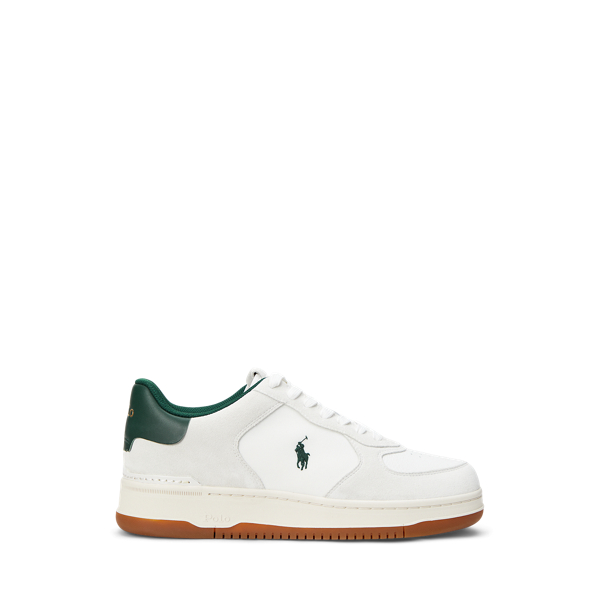 Deckwash White/Forest Sneaker Masters Court mit Wildleder Polo Sport 1
