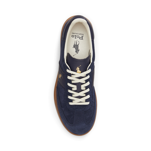Sneaker Heritage Aera aus Wildleder Polo Sport in Jäger-Navy 4