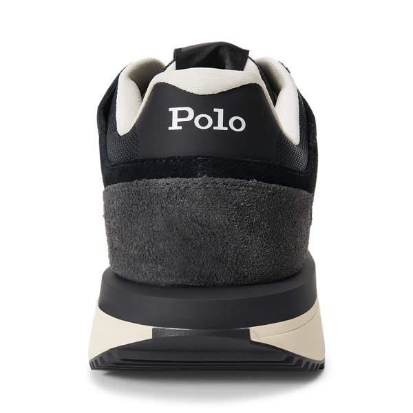 Black/norfolk Grey Train 89 V2 Suede-Panelled Trainer Polo Sport 3