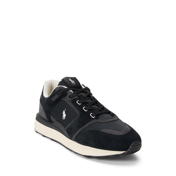 Black/norfolk Grey Train 89 V2 Suede-Panelled Trainer Polo Sport 6