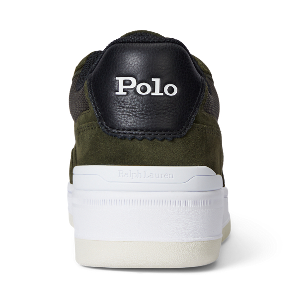 Open Masters Suede-Panelled Trainer