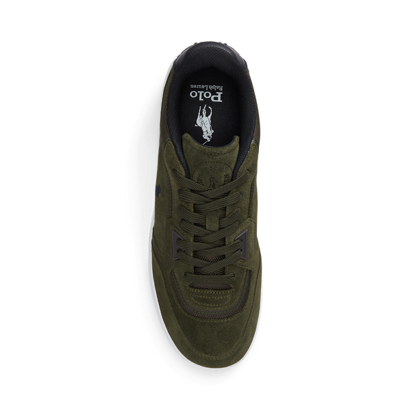 Open Masters Suede-Panelled Trainer