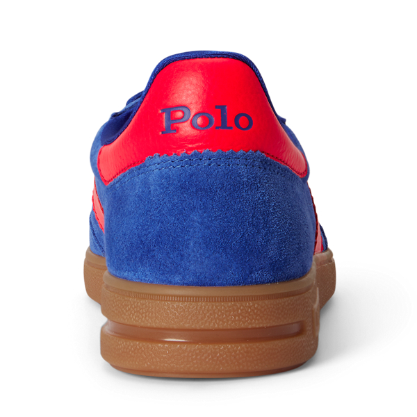Royal/Bright Red Bedford Suede Trainer Polo Ralph Lauren 3
