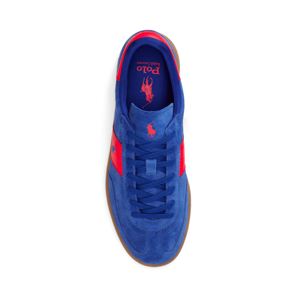Royal/Bright Red Bedford Suede Trainer Polo Ralph Lauren 4