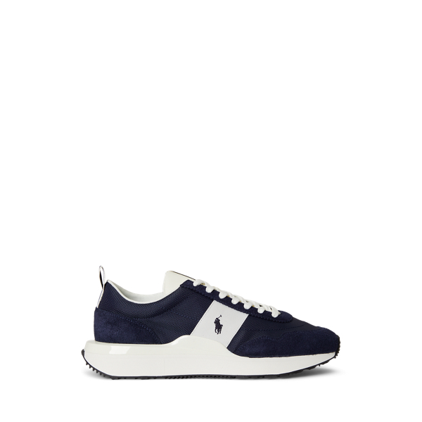 Train 89 Suede-Paneled Sneaker