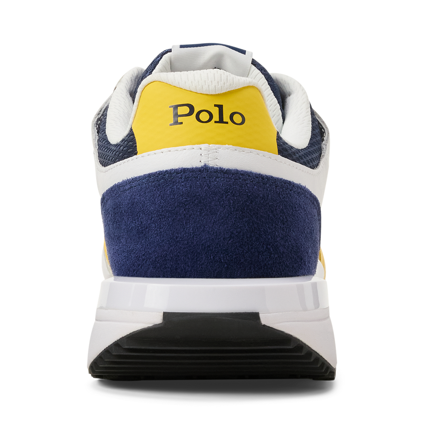 Мужские кроссовки Ralph Lauren Train 89 V2 Suede-Paneled, цвет: Белый / Тёмно-синий — фото 2