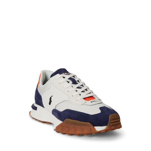 T&eacute;nis em camur&ccedil;a com pain&eacute;is Eldridge Polo Sport em Branco-conv&eacute;s/mar./lar. 2
