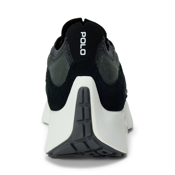 Strick-Sneaker Boerum mit Wildleder Polo Ralph Lauren in Schwarz/Anthrazitgrau 3