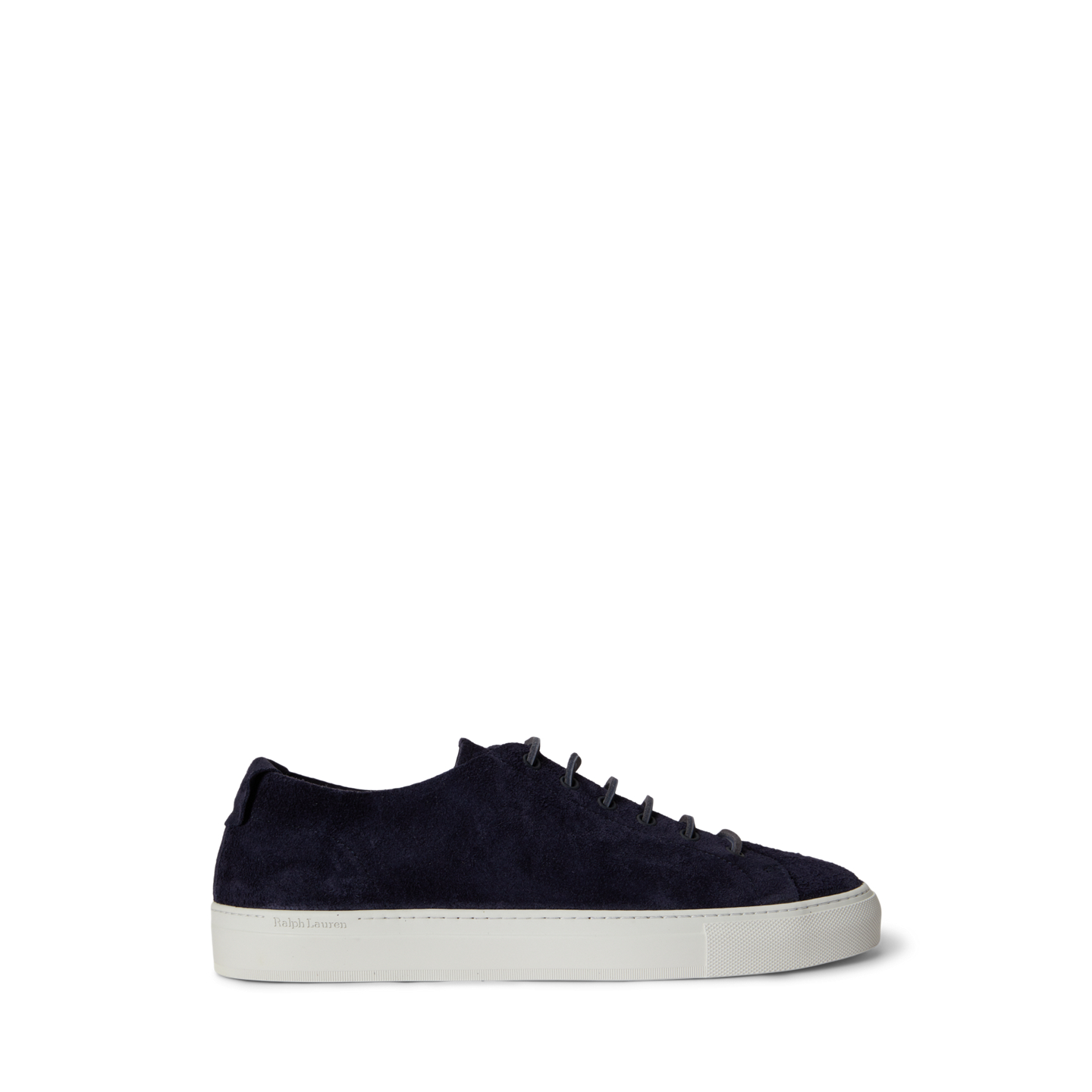 Мужские кроссовки Ralph Lauren Jermain Deconstructed Calf-Suede, цвет: Тёмно-зелёный тёмно-синий — фото 4