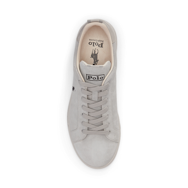 Baskets traditionnelles Court II en daim Polo Sport en Gris doux ton sur ton 4