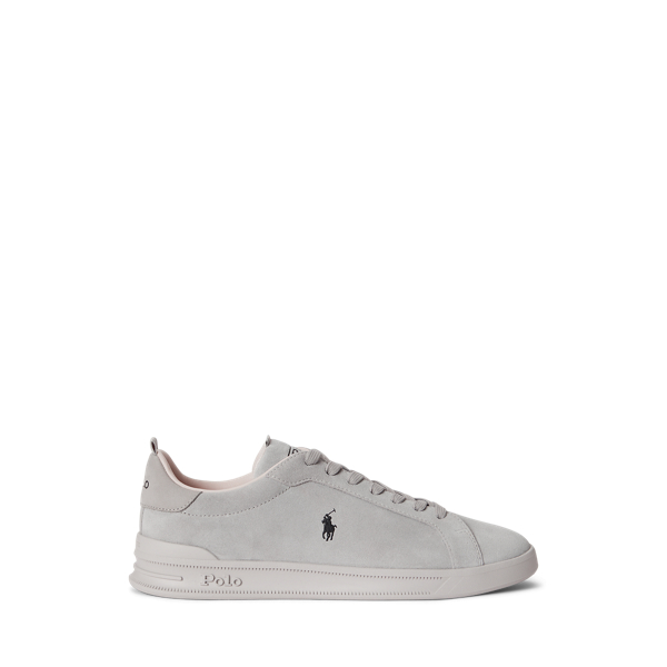 Baskets traditionnelles Court II en daim Polo Sport en Gris doux ton sur ton 1