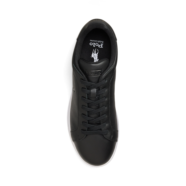 Leder-Sneaker Heritage Court II Polo Sport in Schwarz 4
