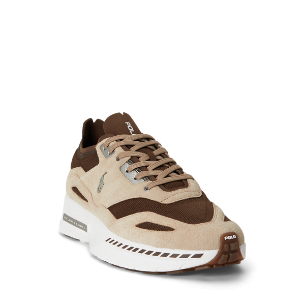 Boerum Suede-Paneled Knit Sneaker