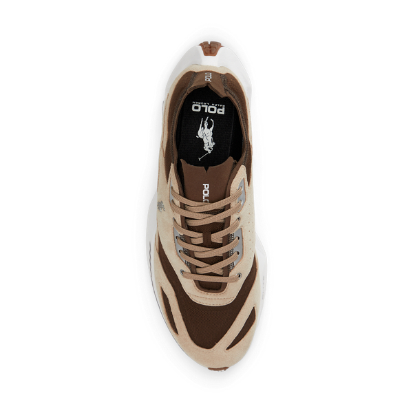 Boerum Suede-Paneled Knit Sneaker