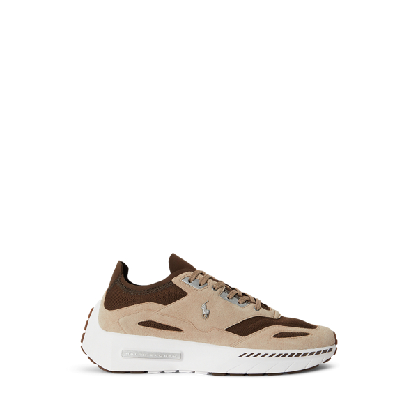 Boerum Suede-Paneled Knit Sneaker